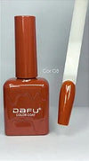 ESMALTE DAFU COLOR MARROM 08- 10ML INVILA - Tudo para unhas em gel