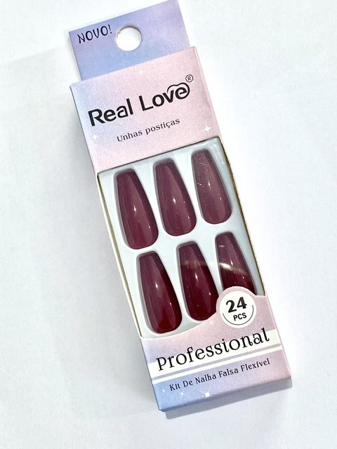 UNHA POSTICA REAL LOVE 24UN INVILA - Tudo para unhas em gel