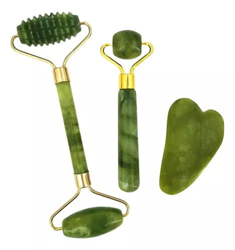 KIT MASSAGEADOR FACIAL MASSAGE ROLLER- 3 PÇS INVILA - Tudo para unhas em gel