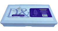 POSTIÇA SOFT GEL ALMOND MÉDIA D&Z- 500 UND INVILA - Tudo para unhas em gel