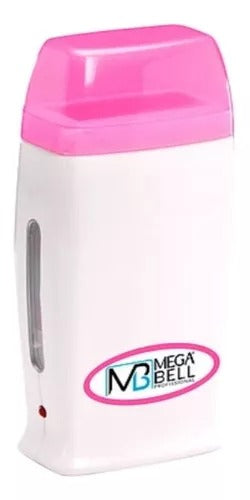 AQUECEDOR DE CERA ROLL ON MEGA BELL- ROSA INVILA - Tudo para unhas em gel