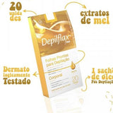 CERA EM FOLHAS CORPORAL NATURAL - DEPILFLAX