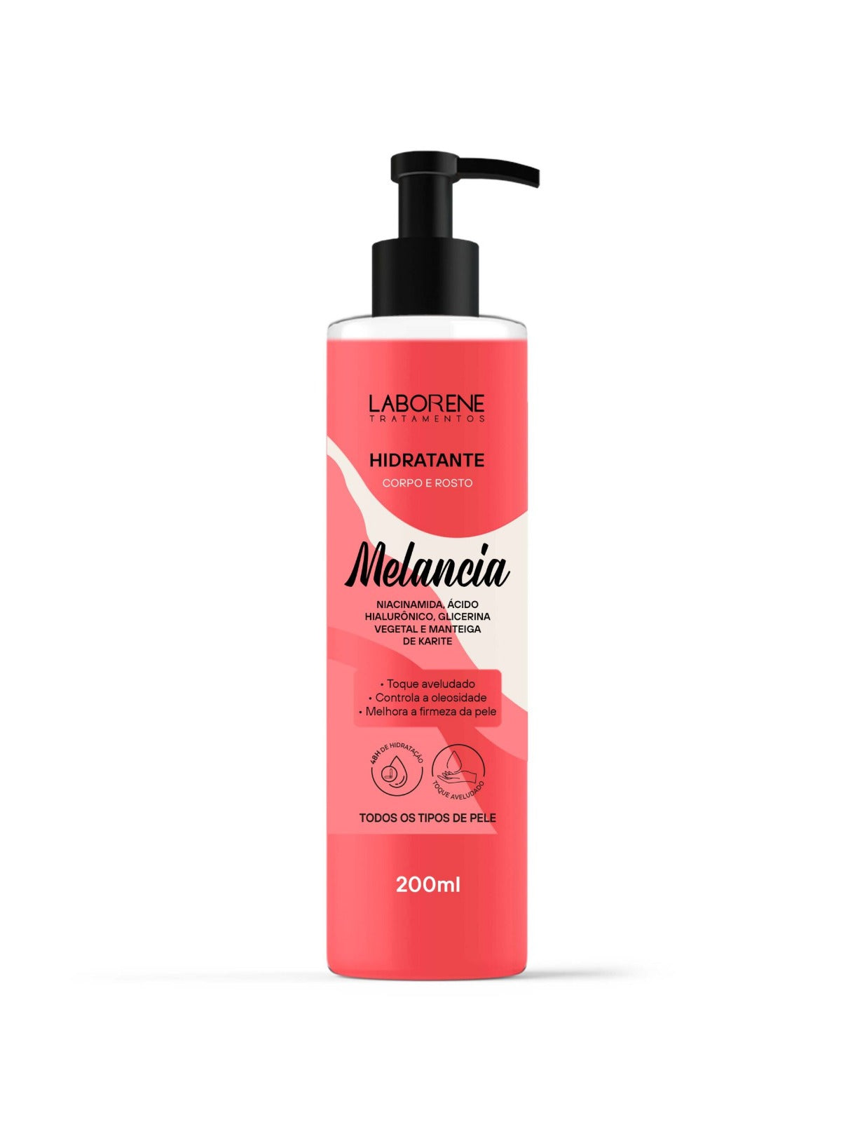 HIDRATANTE MELANCIA LABORENE 200ML INVILA - Tudo para unhas em gel
