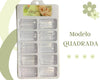 MOLDE F1 QUADRADO 100UND INVILA - Tudo para unhas em gel
