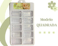 MOLDE F1 QUADRADO 100UND INVILA - Tudo para unhas em gel