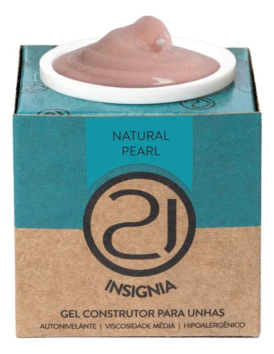 GEL NAILS 21 INSIGNIA NATURAL PEARL 34g INVILA - Tudo para unhas em gel