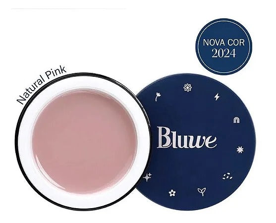 GEL CONSTRUTOR BLUWE NATURAL PINK  30G INVILA - Tudo para unhas em gel