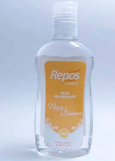 ÓLEO PÓS DEPILAÇÃO NOZES E DAMASCO REPOS- 200ml INVILA - Tudo para unhas em gel