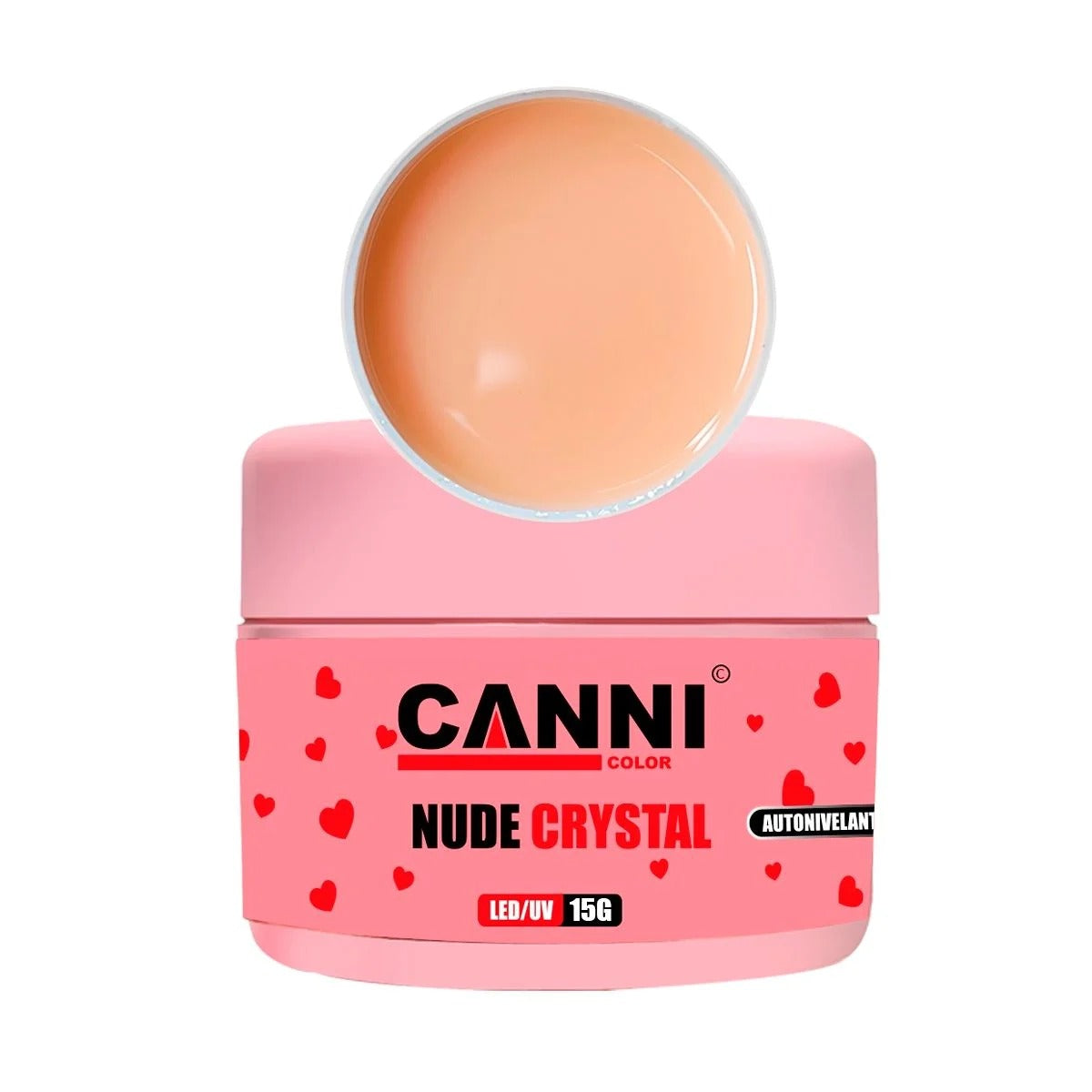 GEL CANNI NUDE CRYSTAL 15G INVILA - Tudo para unhas em gel