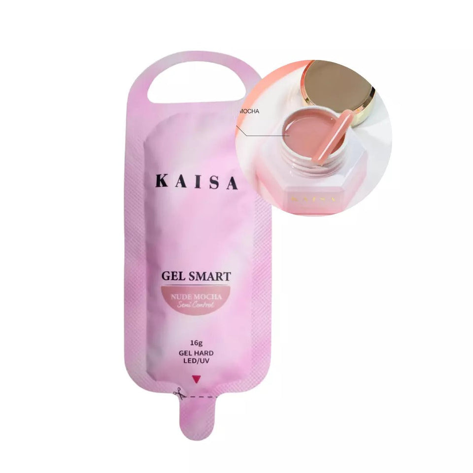 GEL SMART KAISA NUDE MOCHA 16G INVILA - Tudo para unhas em gel