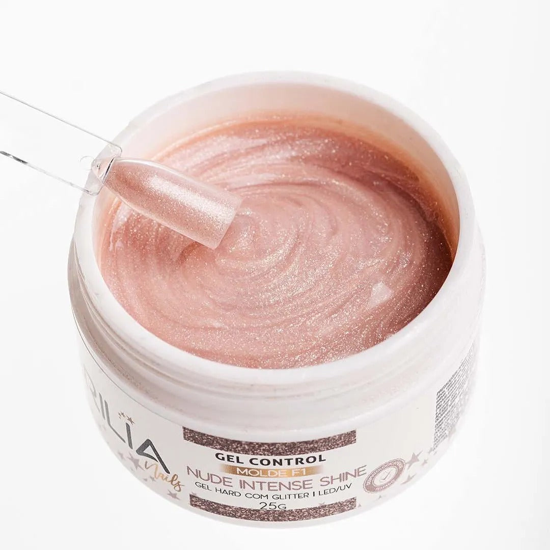 GEL NUDE INTENSIVE SHINE BRILIA NAIL 25G INVILA - Tudo para unhas em gel