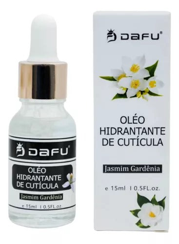 ÓLEO HIDRATANTE DE CUTÍCULA DAFU JASMIN GARDÊNIA- 15ML INVILA - Tudo para unhas em gel