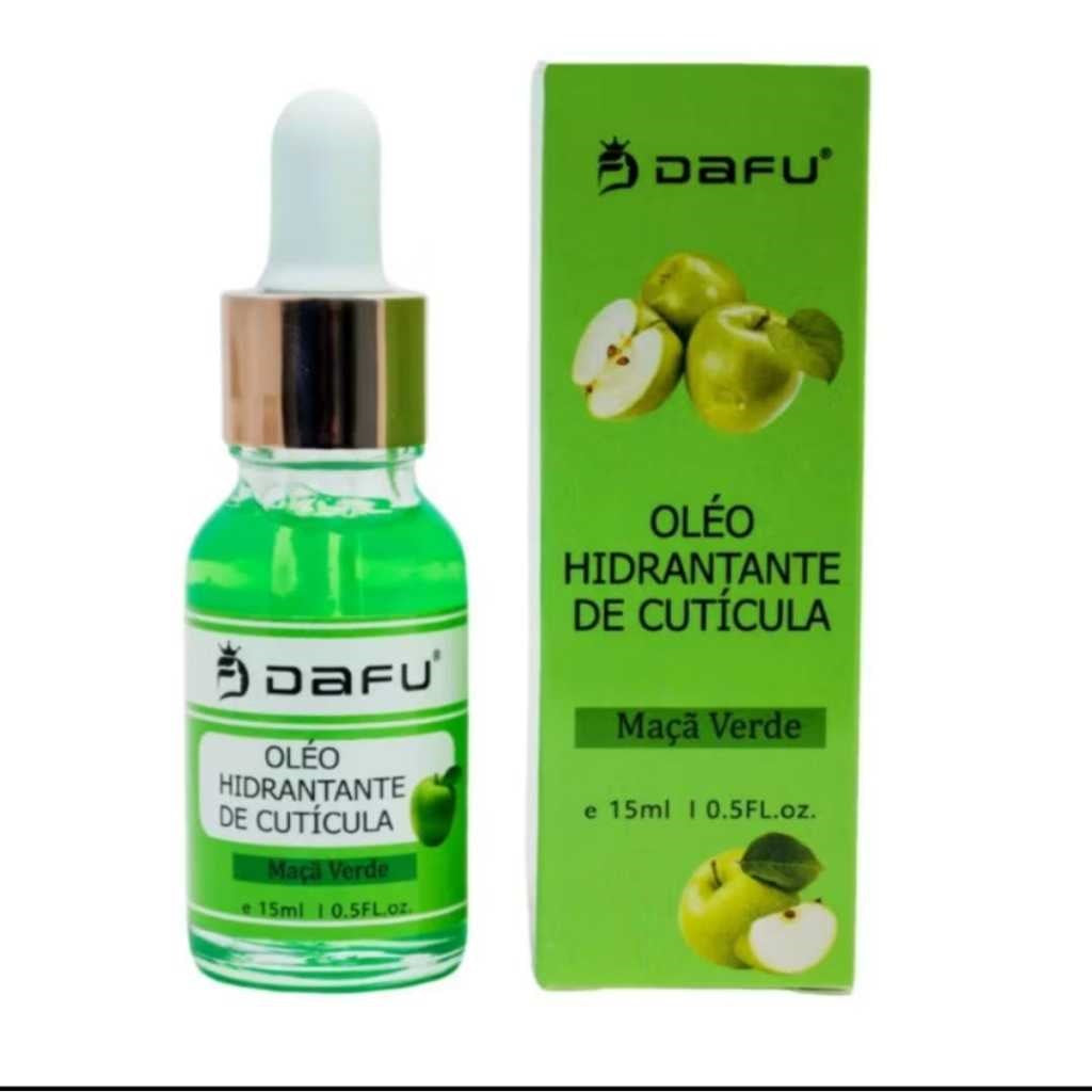 ÓLEO HIDRATANTE DE CUTÍCULA DAFU MAÇÃ VERDE- 15ML INVILA - Tudo para unhas em gel