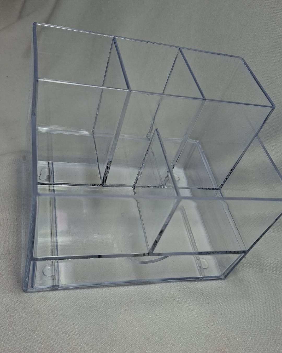 PORTA PINCEL COM GAVETA TRANSPARENTE INVILA - Tudo para unhas em gel