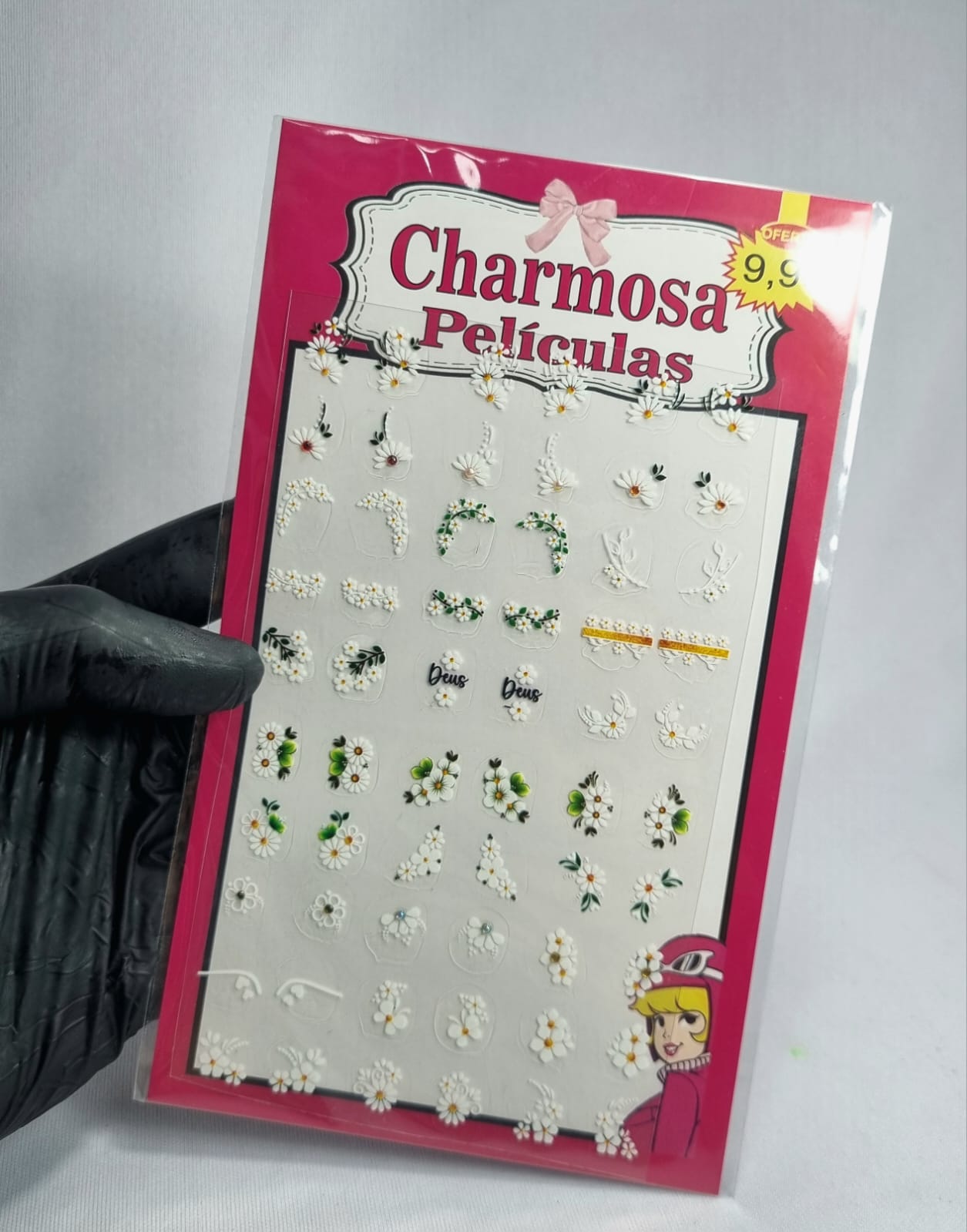 PELÍCULAS MINI CARTELÃO- CHARMOSA INVILA - Tudo para unhas em gel