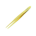 PINÇA PONTA FINA T-5001PF-GD DILCINTIA- DOURADA INVILA - Tudo para unhas em gel
