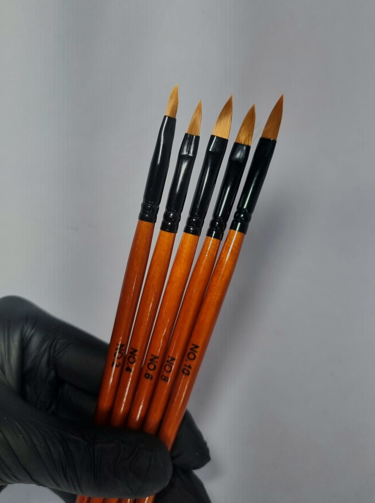 KIT PINCEL- 5 UNDS INVILA - Tudo para unhas em gel