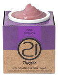 GEL NAILS 21 STRONG PINK BRILHOS 34G INVILA - Tudo para unhas em gel