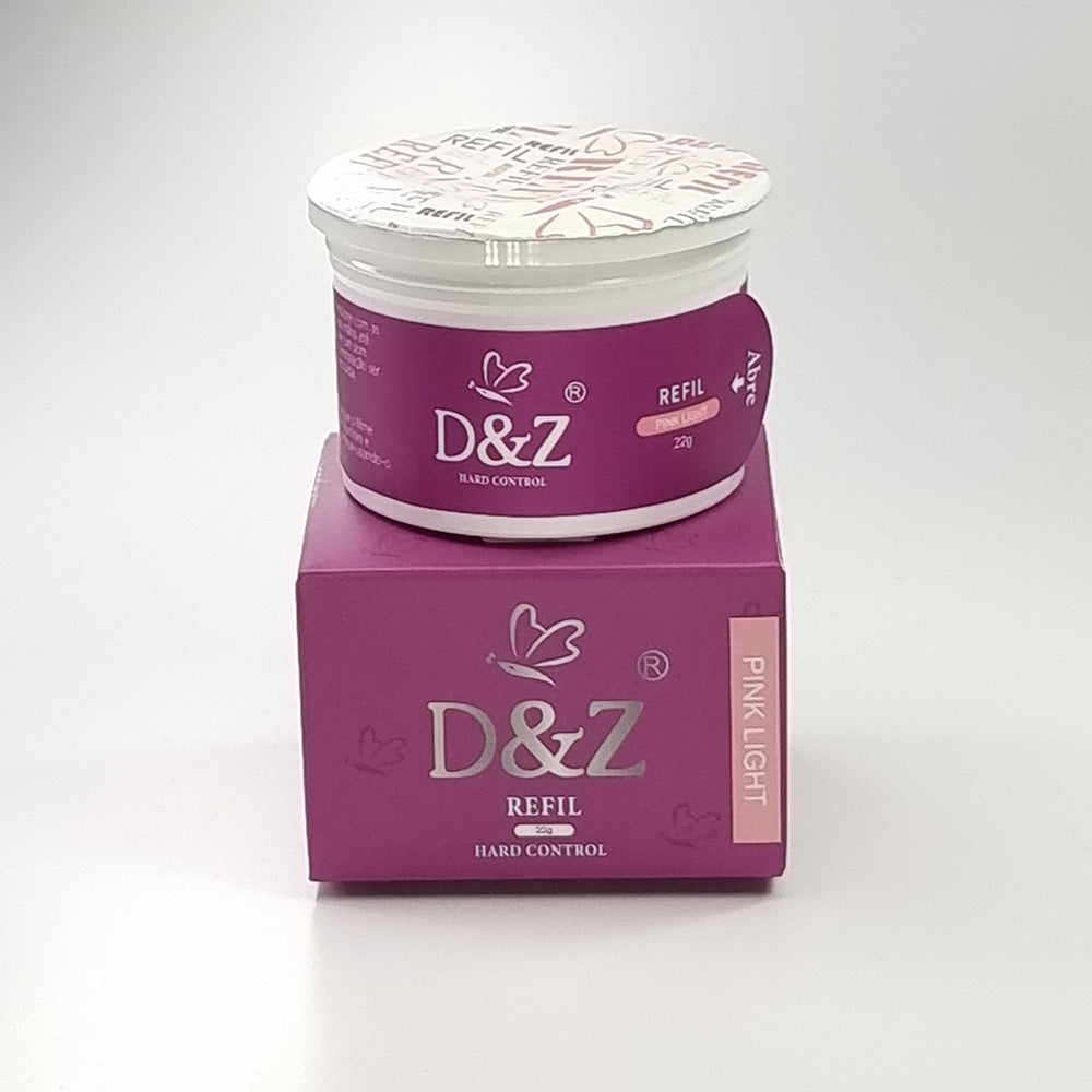 GEL D&Z REFIL PINK LIGHT CÁPSULA- 22g INVILA - Tudo para unhas em gel