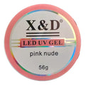 GEL X&D PINK NUDE 56g INVILA - Tudo para unhas em gel