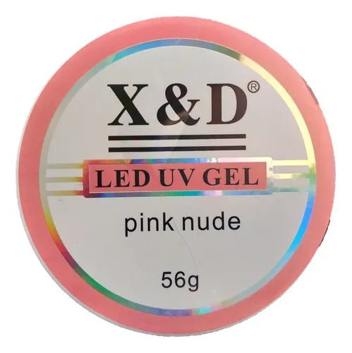 GEL X&D PINK NUDE 56g INVILA - Tudo para unhas em gel
