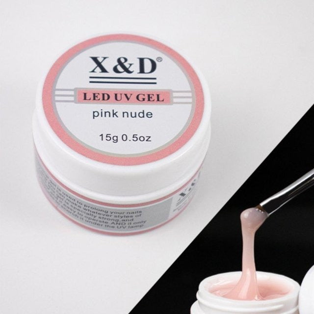 GEL X&D PINK NUDE 15g INVILA - Tudo para unhas em gel