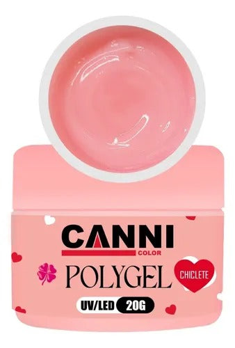 POLYGEL CANNI CHICLETE 20G INVILA - Tudo para unhas em gel