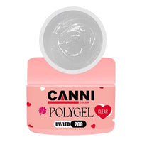 POLYGEL CANNI CLEAR 20G INVILA - Tudo para unhas em gel