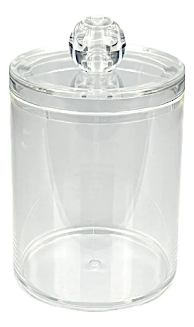 PORTA COTONETE ACRÍLICO TRANSPARENTE INVILA - Tudo para unhas em gel