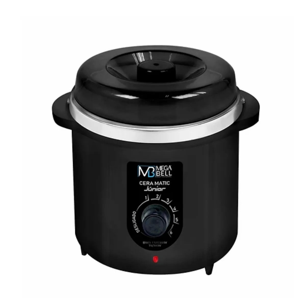 TERMOCERA MEGA BELL SEM REFIL- 400g- PRETA INVILA - Tudo para unhas em gel