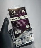 SOFT GEL TIPS QUADRADA STAY BEAUTY 120PÇS- BRANCA INVILA - Tudo para unhas em gel