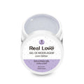 GEL COM GLITER 1 TRANSPARENTE 15ML - REAL LOVE INVILA - Tudo para unhas em gel