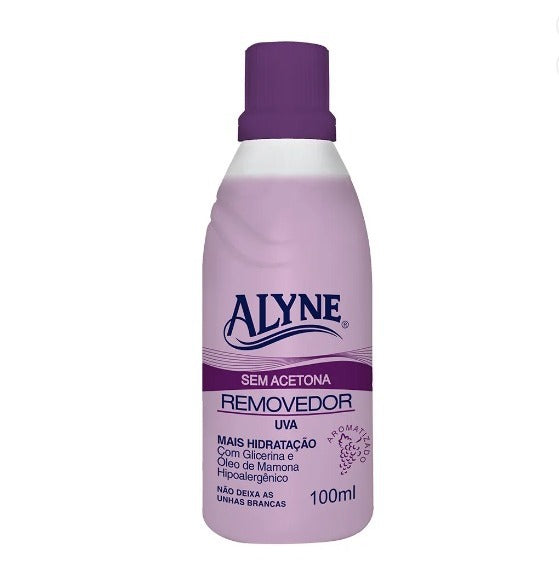REMOVEDOR SEM ACETONA 100ML - ALYNE BLUE INVILA - Tudo para unhas em gel