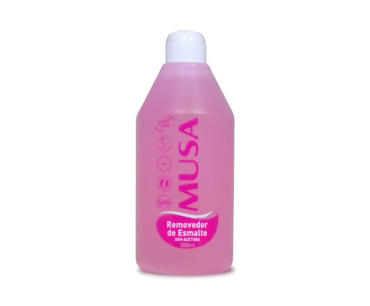 REMOVEDOR DE ESMALTE SEM ACETONA MUSA- 200 ML INVILA - Tudo para unhas em gel