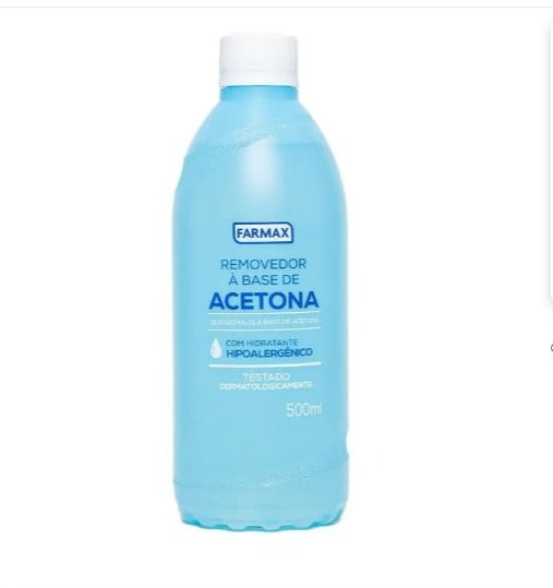 ACETONA 500ML - FARMAX INVILA - Tudo para unhas em gel