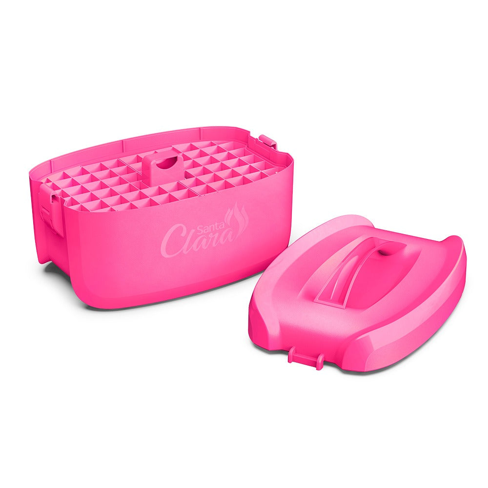 MALETA PINK MULTIUSO SANTA CLARA INVILA - Tudo para unhas em gel