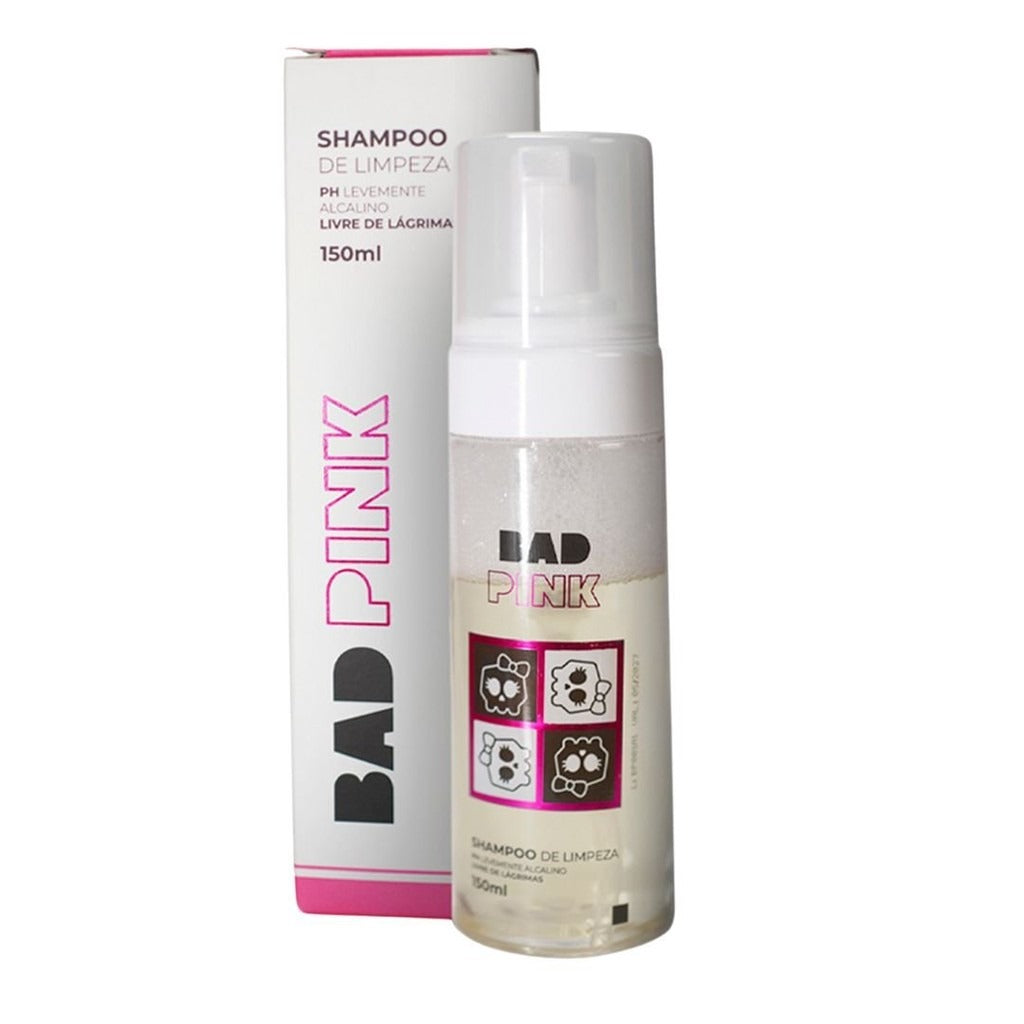 SHAMPOO DE LIMPEZA BAD PINK 150ML INVILA - Tudo para unhas em gel