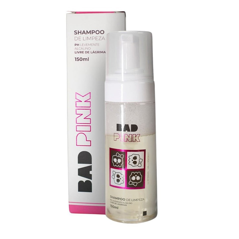 SHAMPOO DE LIMPEZA BAD PINK 150ML INVILA - Tudo para unhas em gel