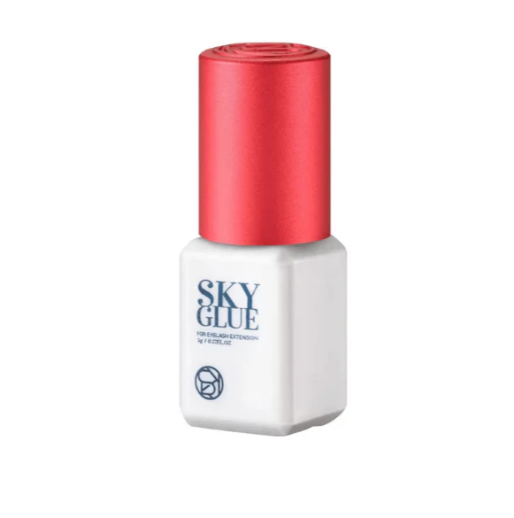 COLA PARA CÍLIOS 5G TAMPA VERMELHA SKY GLUE INVILA - Tudo para unhas em gel