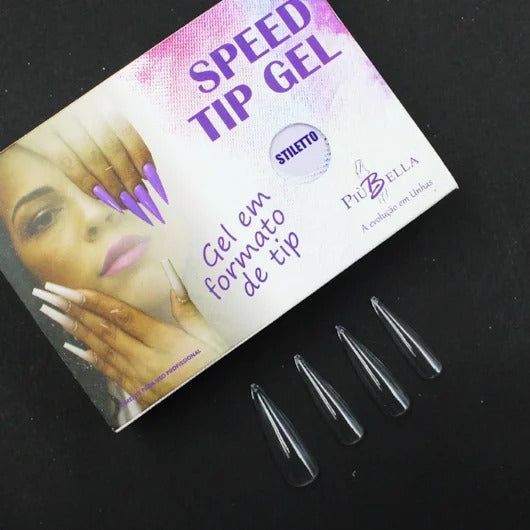 SPEED TIP GEL STILETTO PIU BELLA INVILA - Tudo para unhas em gel