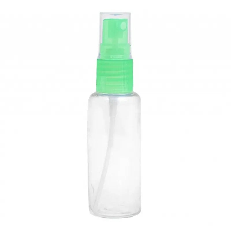 FRASCO MULTIUSO COM BICO SPRAY SANTA CLARA VERDE- 40 ML INVILA - Tudo para unhas em gel