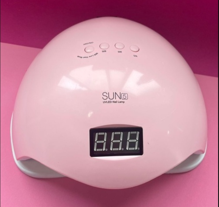 CABINE LED UV SUN 5  ROSA 24 LEDS 48 W INVILA - Tudo para unhas em gel