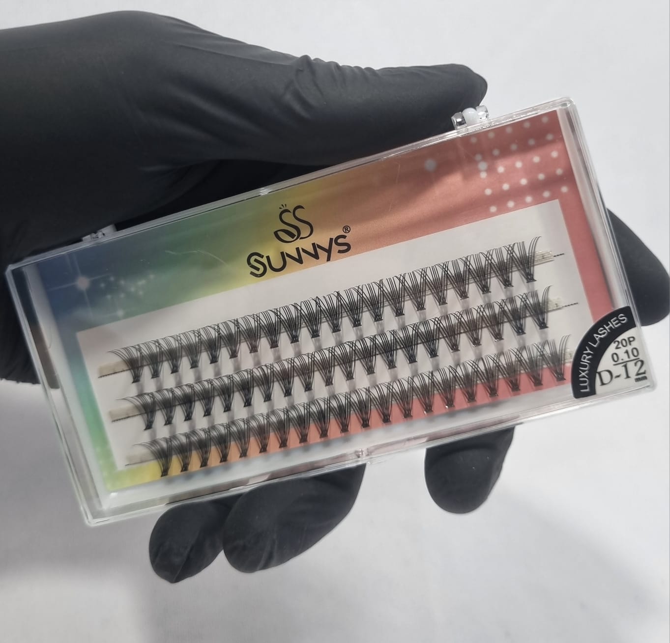 CÍLIOS SUNNYS TUFO 20P- 12MM INVILA - Tudo para unhas em gel