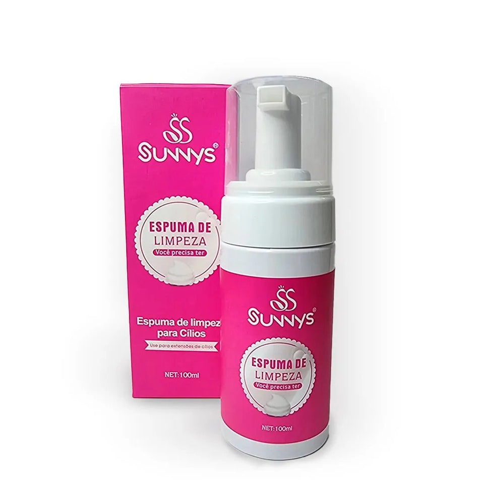 ESPUMA DE LIMPEZA SUNNYS- 100ML INVILA - Tudo para unhas em gel