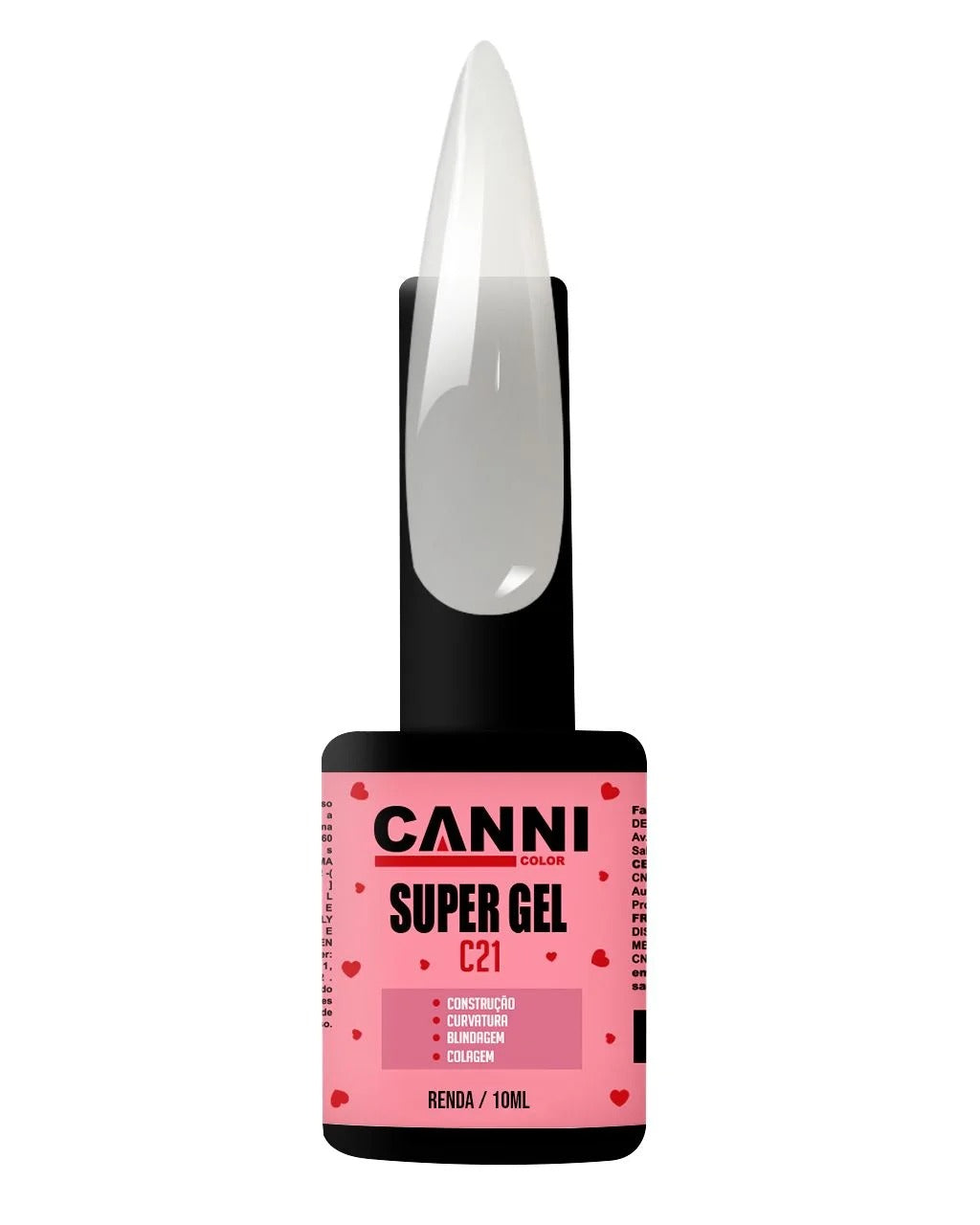 SUPER GEL RENDA CANNI 10ML INVILA - Tudo para unhas em gel