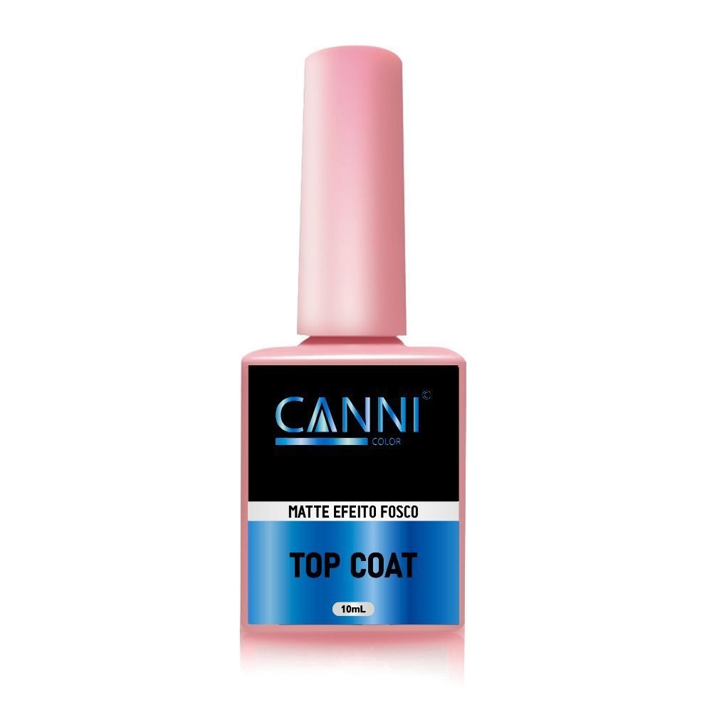 TOP COAT MATTE EFEITO FOSCO CANNI 10ML INVILA - Tudo para unhas em gel