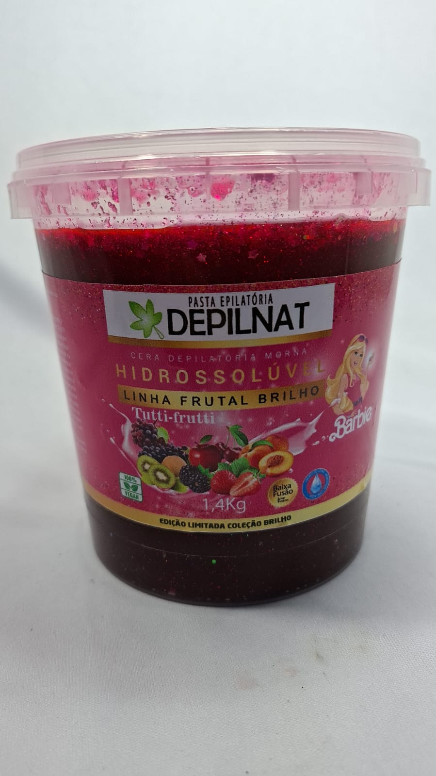 CERA DEPILNAT FRUTAL TUTTI FRUTTI 1,4KG INVILA - Tudo para unhas em gel