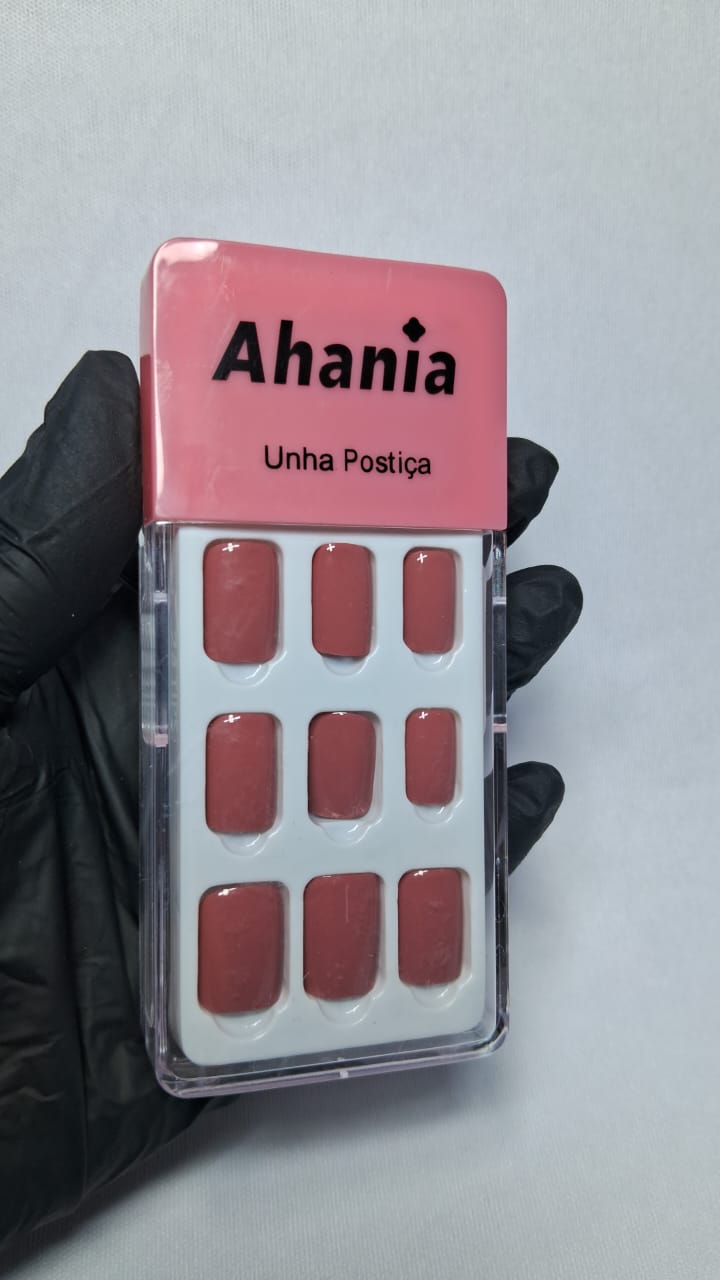 UNHA POSTICA AHANIA 24PCS INVILA - Tudo para unhas em gel
