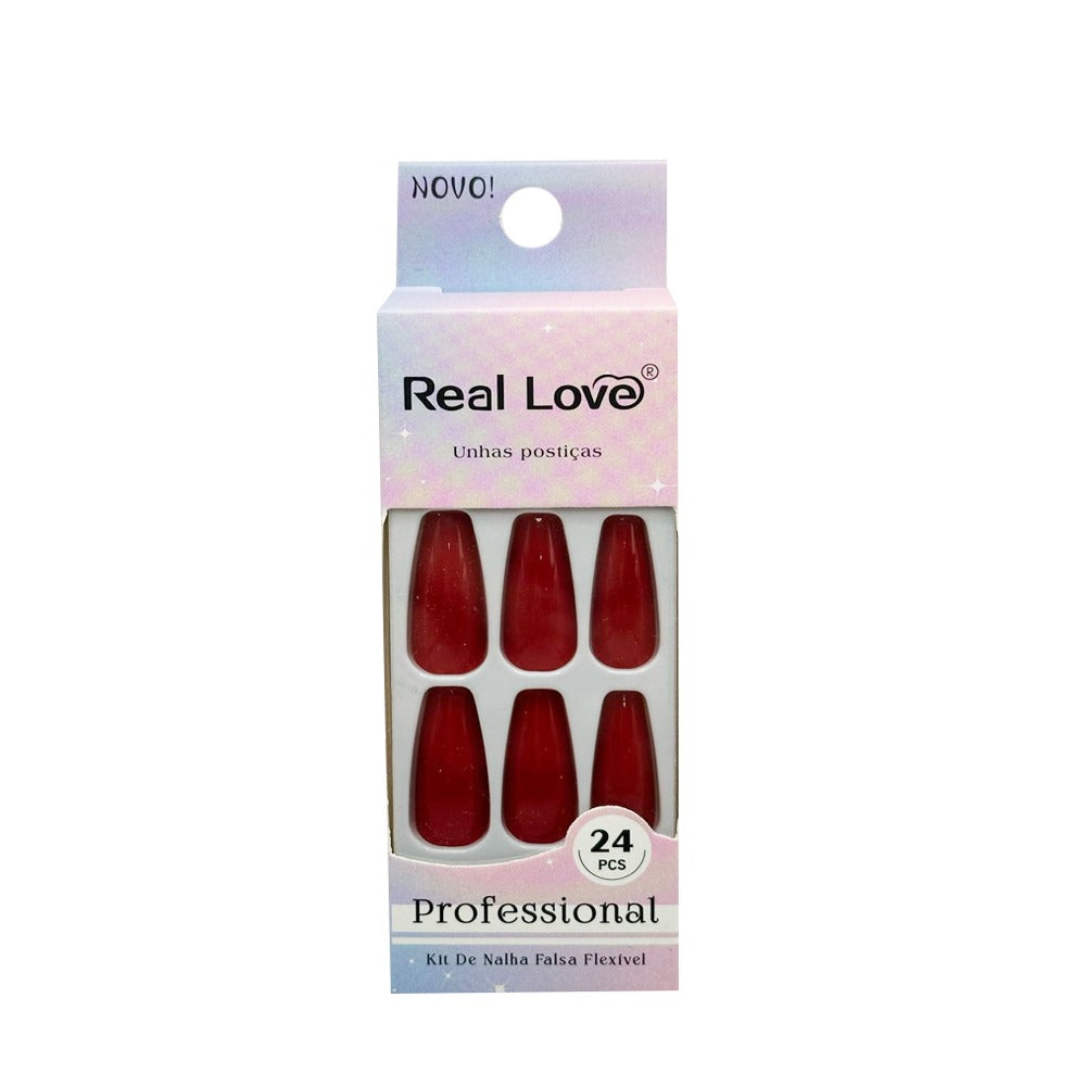 UNHA POSTICA REAL LOVE 24UN INVILA - Tudo para unhas em gel