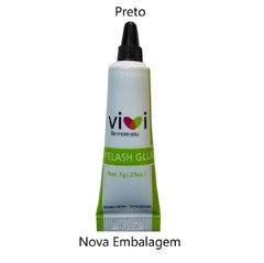 COLA PARA CILIOS VIVI PRETA  7g INVILA - Tudo para unhas em gel